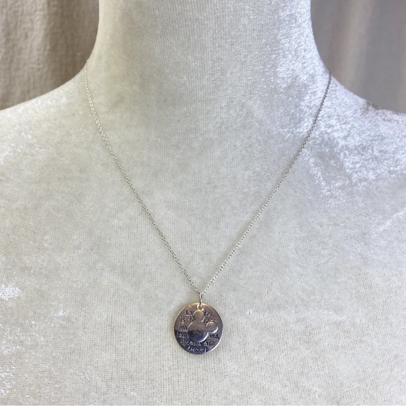 Sterling Silver Two Piece Disney® Laughter is Timeless Mickey Mouse Necklace - Picture 2 of 8